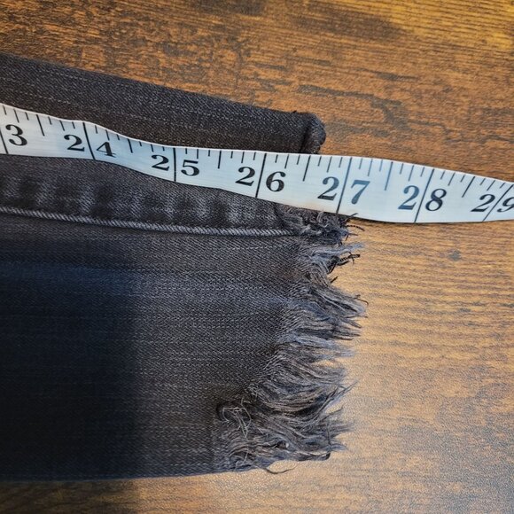 American Eagle Jeans 4 R Jegging Super Low Rise Super Stretch X Raw Hem - Picture 10 of 12